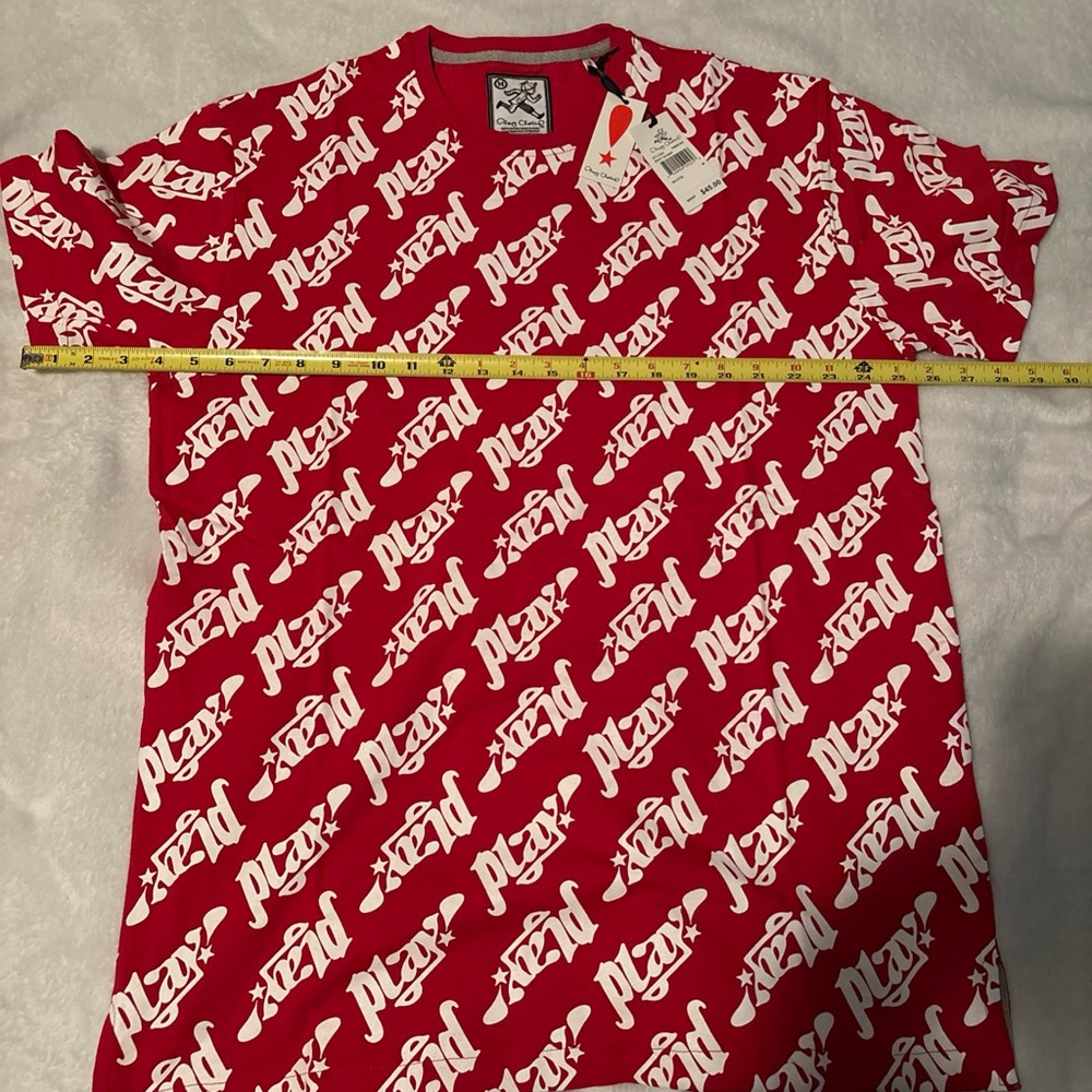 Red Play Cloths Brand Graphic T-Shirt
